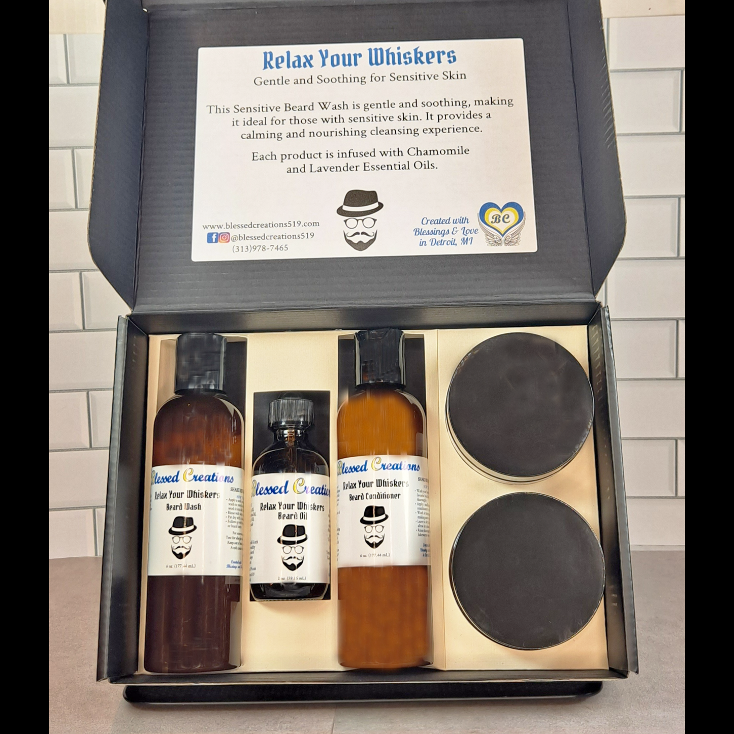 Blessed Beard Box - Relax Your Whiskers