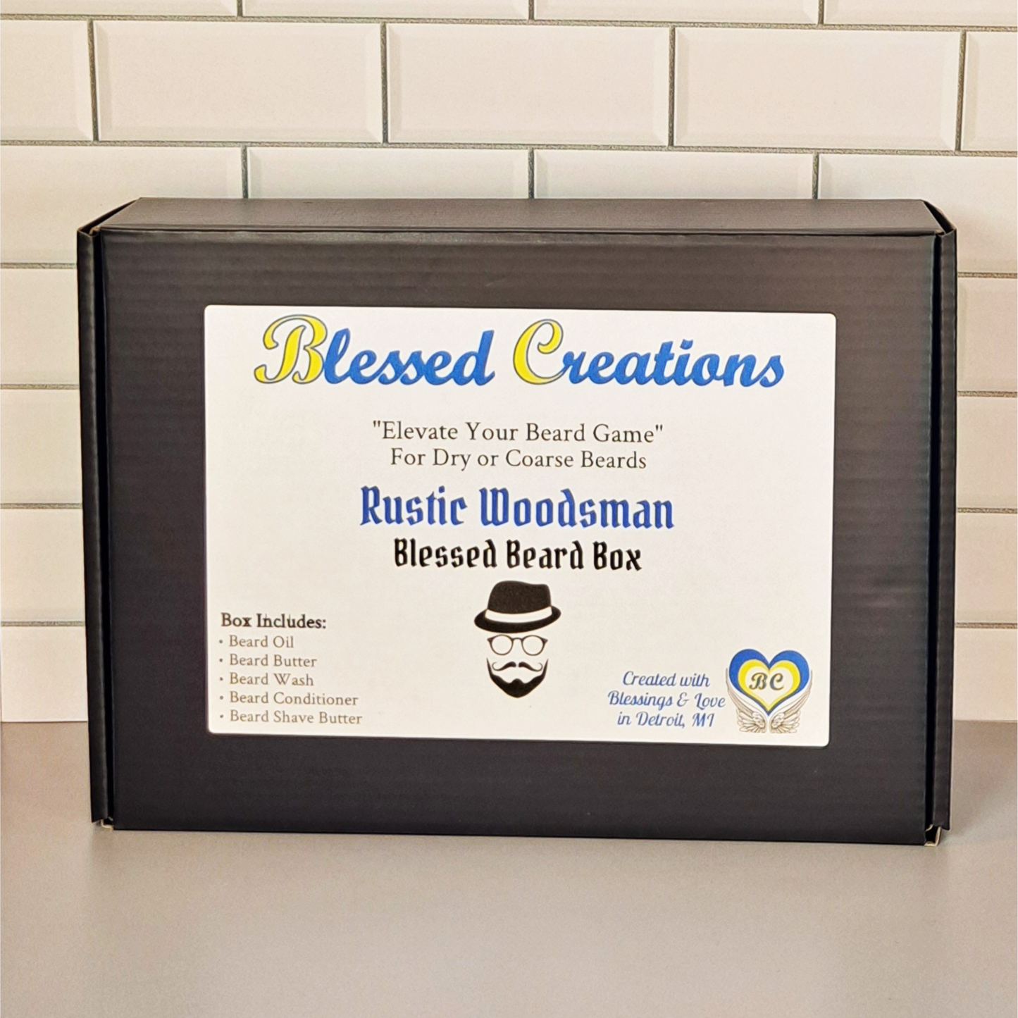 Blessed Beard Box - Rustic Woodsman