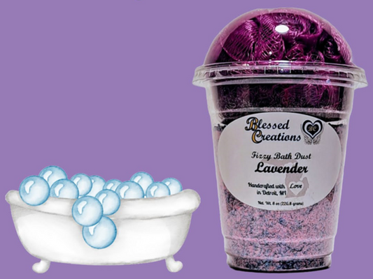 Lavender Fizzy Bath Dust