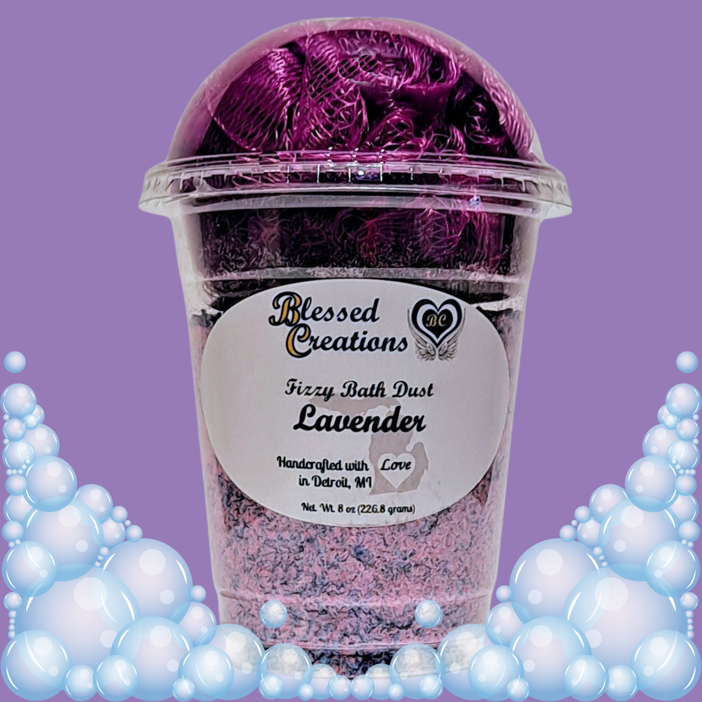 Lavender Fizzy Bath Dust