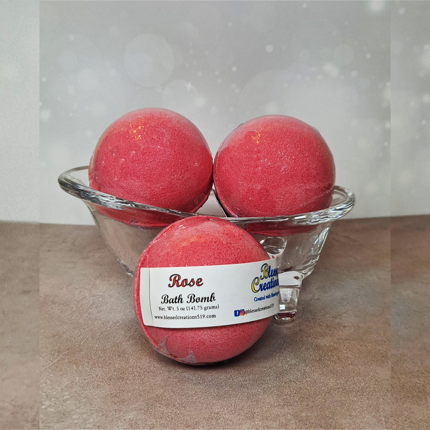 Rose Bath Bomb